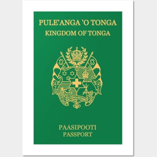 Tonga passport Posters and Art